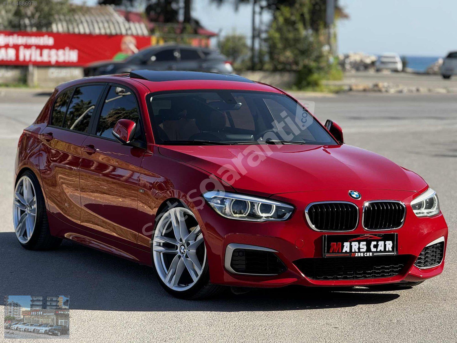 MARSCAR'DAN 2015 BMW 1.16 D BOYASIZ DEĞİŞENSİZ TRAMERSİZ KIRMIZI