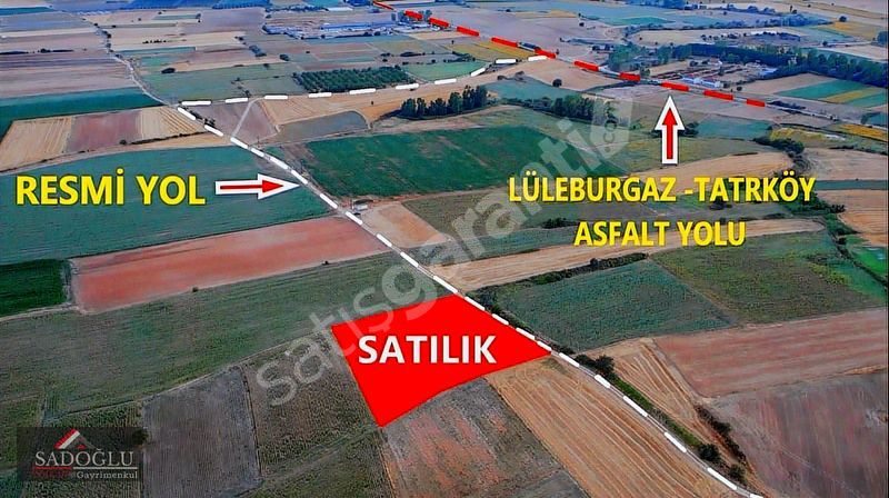 LÜLEBURGAZ TATARKÖY'DE 6.500 m2 Satılık Arazi