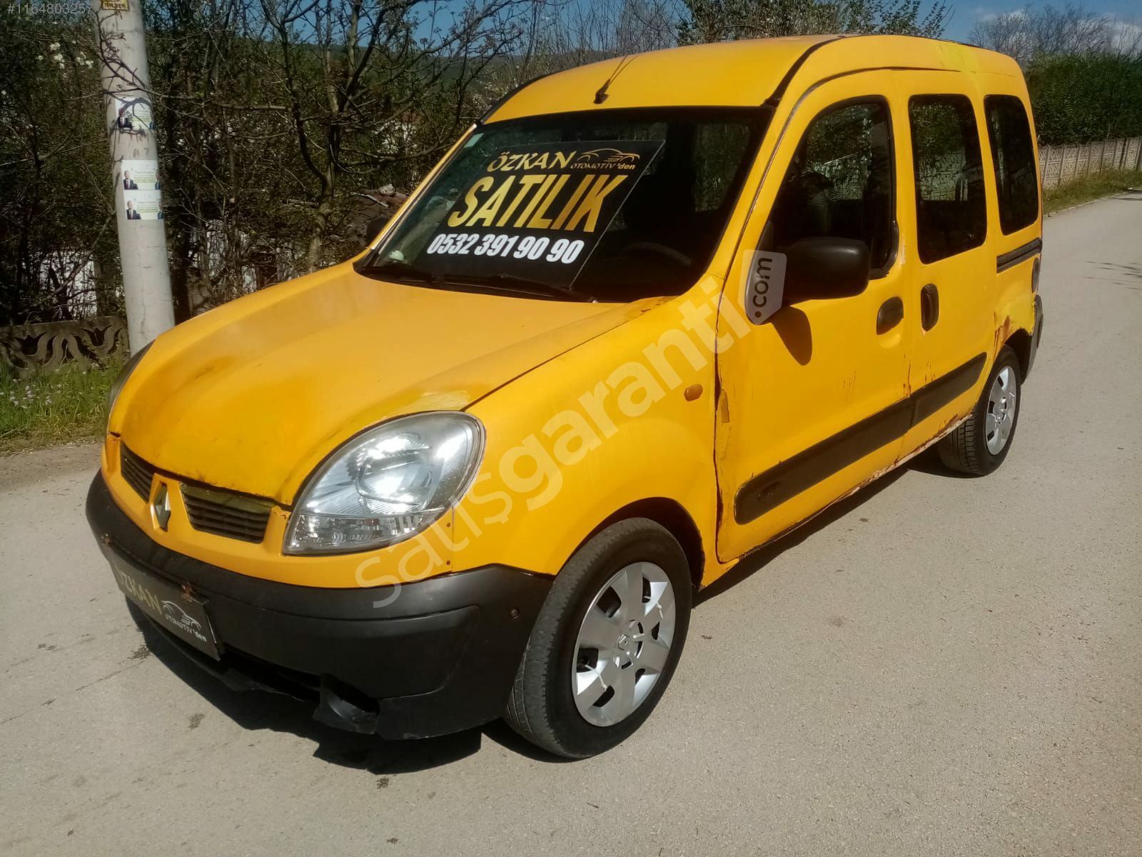 ÖZKAN OTOMOTİV DEN 2004 KANGO 1.5 DIZEL OTOMOBIL RUHSATLI