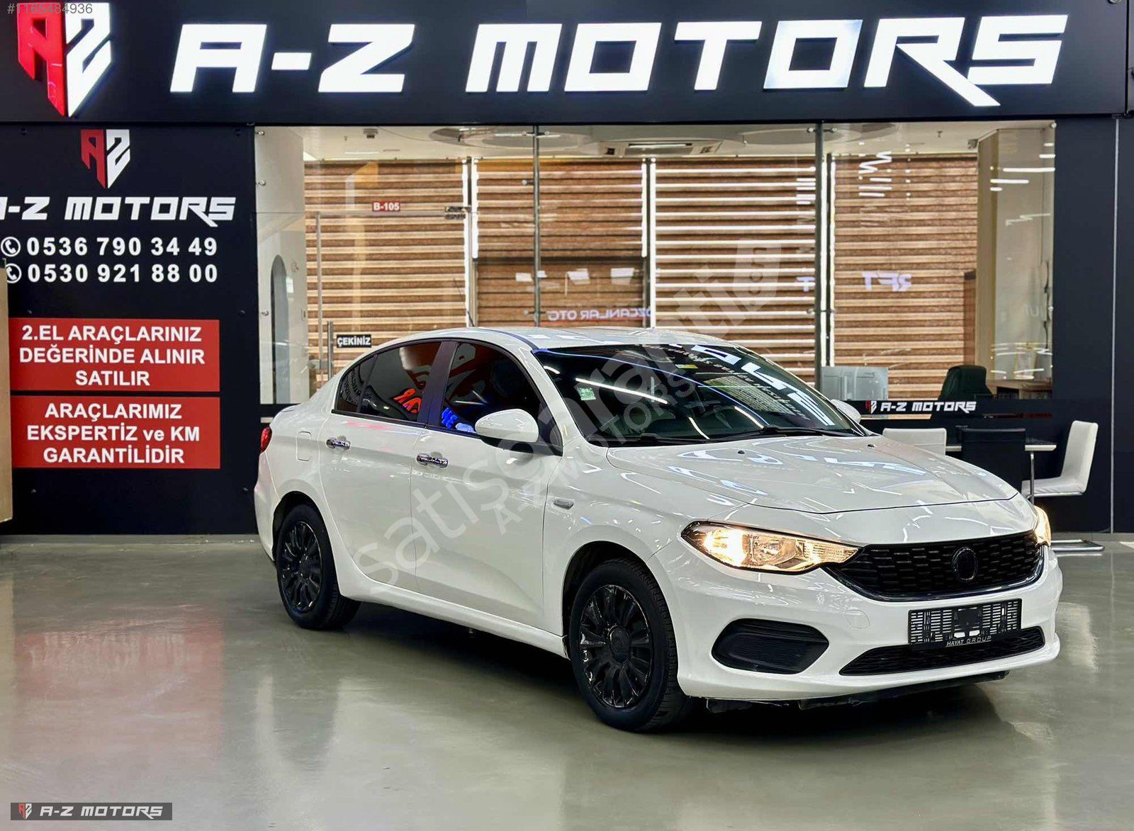 A-Z MOTORS'DAN 2016 DİZEL EGEA EMSALSİZ TEMZİLİKTE ORJİNAL KM