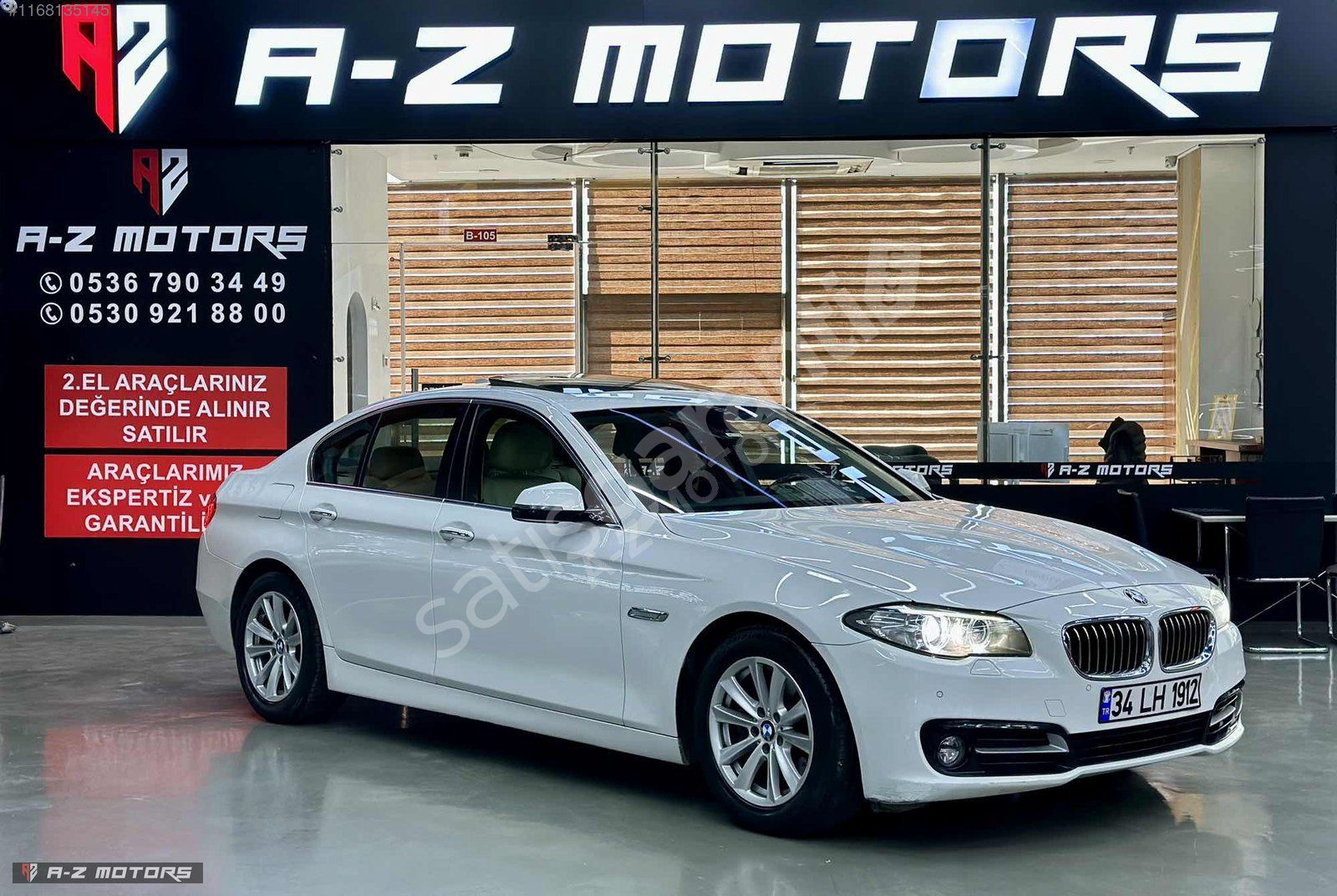 A-Z MOTORS'DAN 2014 BMW 520İ HATASIZ BOYASIZ 135.000 KM EMSALSİZ