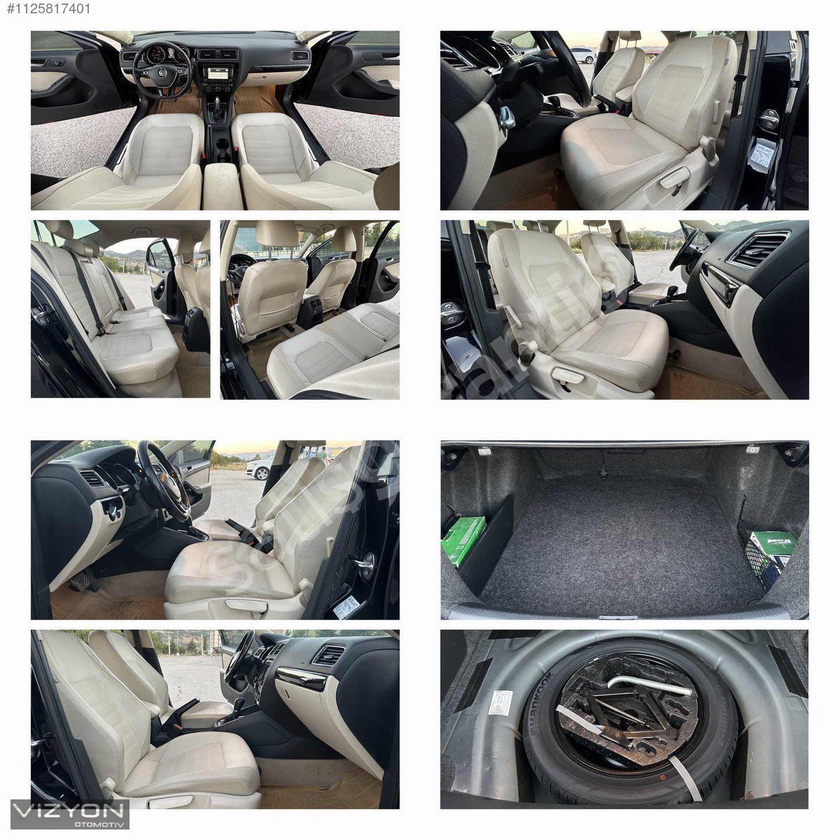 2015 1.6 TDI COMFORT İÇİ BEJ DSG OTOMATİK 156.000 km de