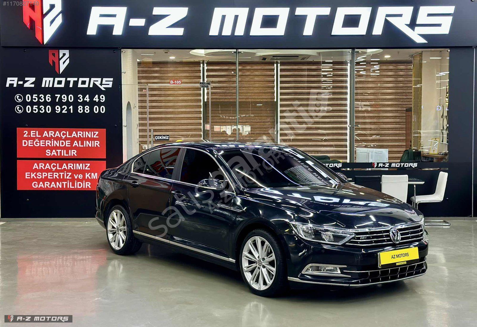 A-Z MOTORS'DAN 2017 ÇIKIŞLI PASSAT DİZEL OTOMATİK SERVİS BAKIMLI