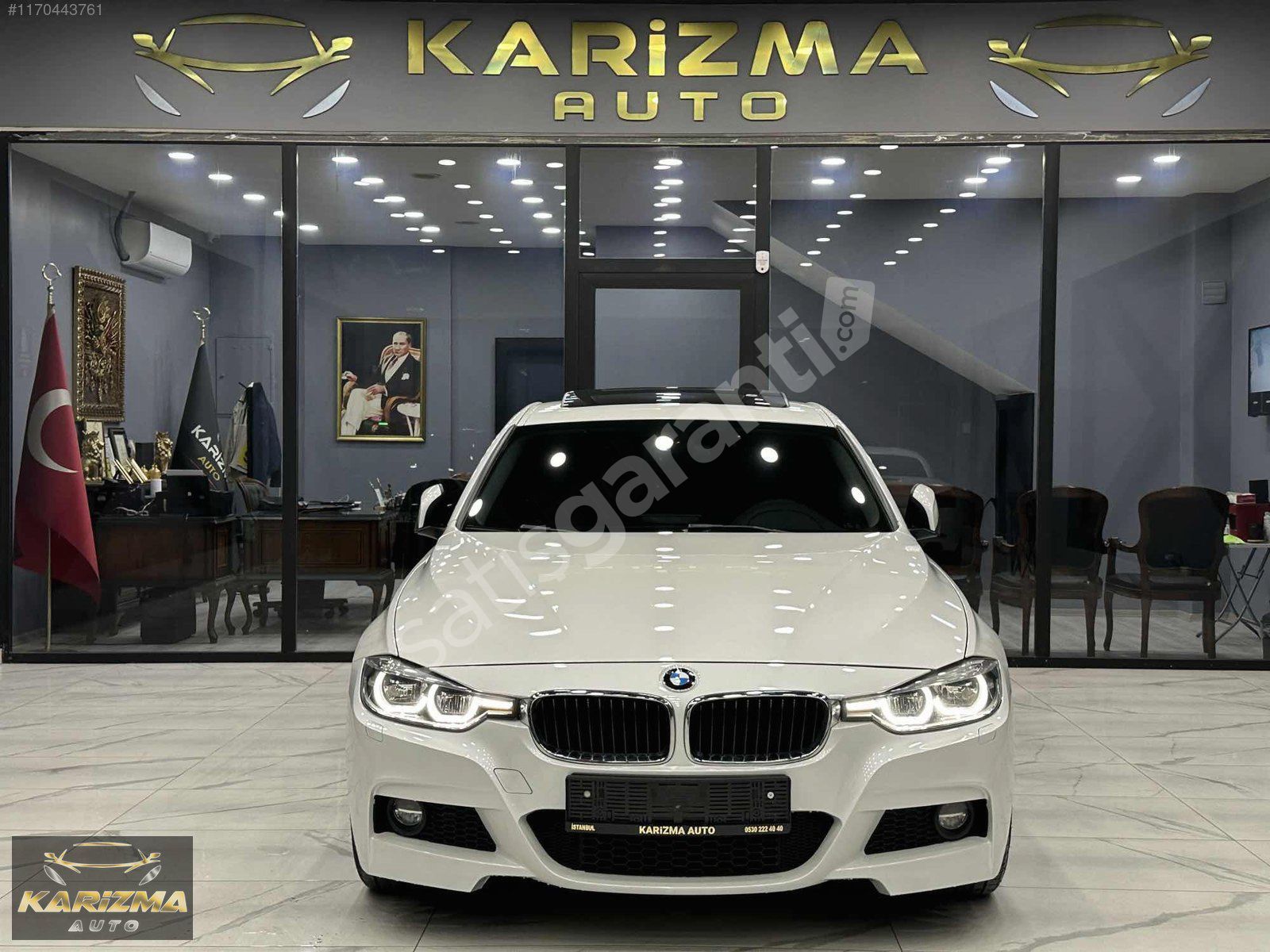 2016 BMW 3.20i ED SPORTLİNE DIŞ M BODY--19" JANT-M DİREKSİYON