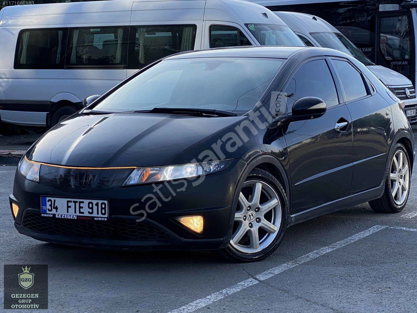 GEZEGEN+OTO+HARİKA+OTOMATİK+1.8+HONDA+CİVİC+VADE+TAKAS+OLUR+