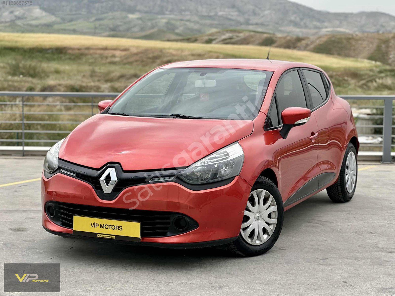 VİP MOTORS DAN HATASIZ BOYASIZ DEĞİŞENSİZ RENAULT CLİO 1.2 JOY