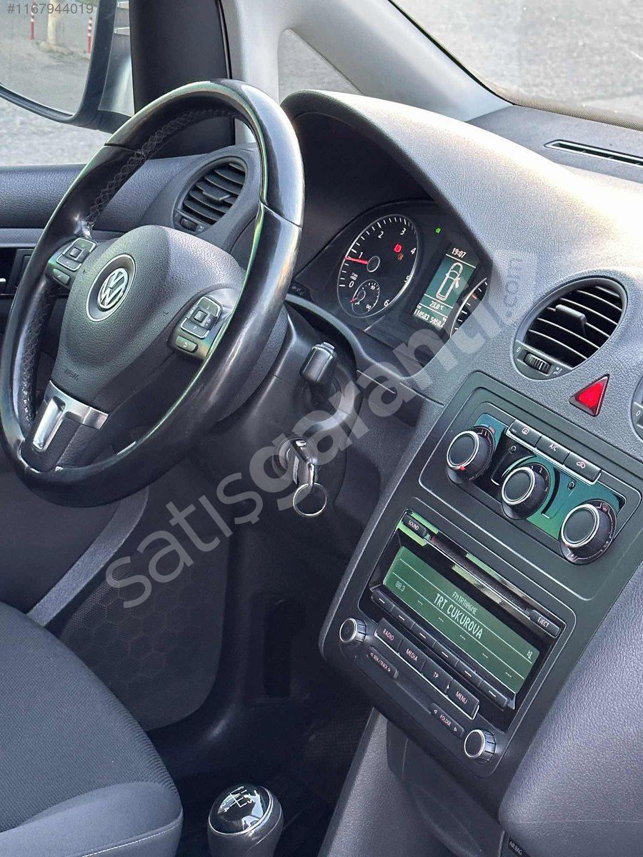 2013 CADDY TRENDLİNE 1.6 109 BİN KM HATASIZ BOYASIZ