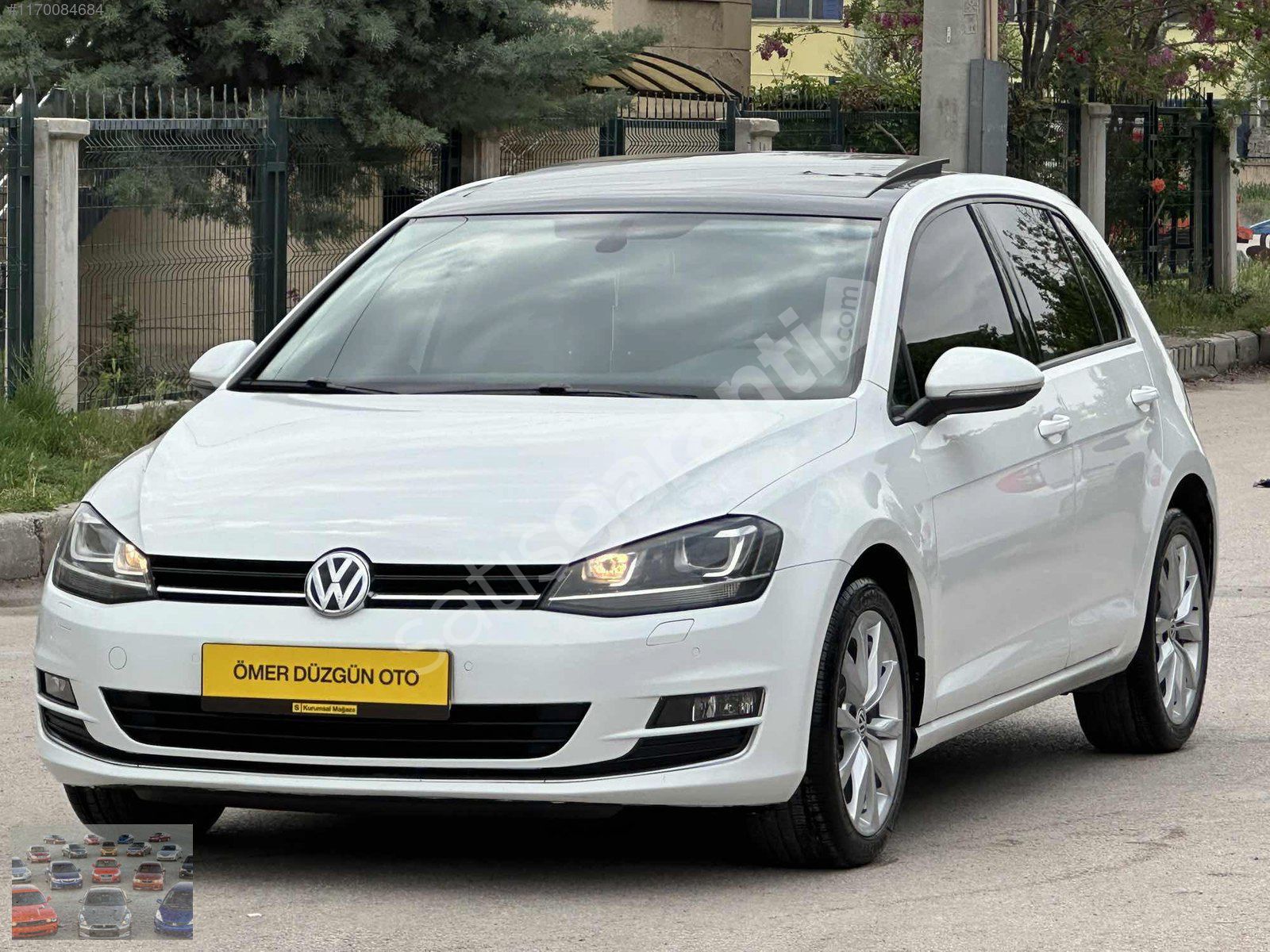 HATASIZ 155.000KM 2015 VW GOLF7 HİGHLİNE OTOMATİK CAM TAVANLI