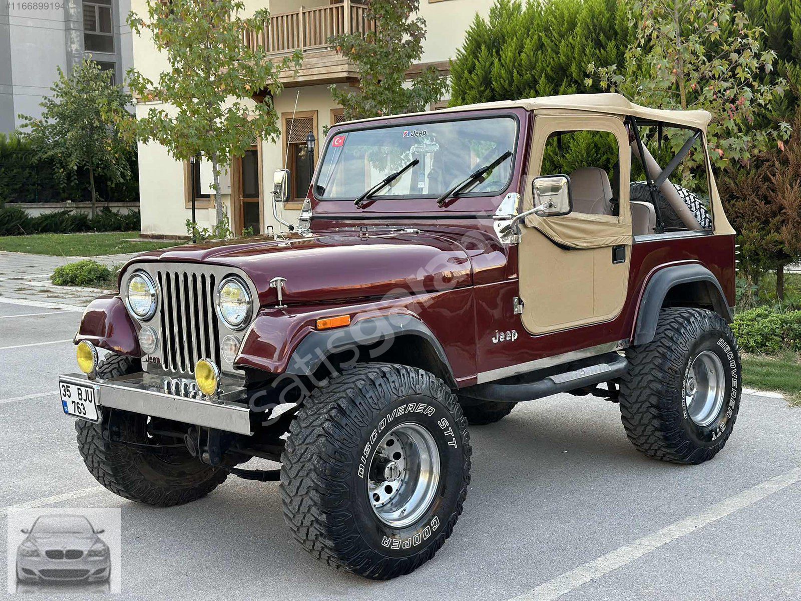 MEDYA MOTORS 1982 CJ7 ORJİNAL AMERİCAN 4200CC 4VİTES OFFROADPACK