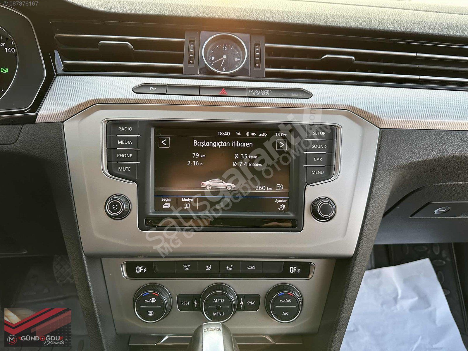 GÜNDOĞDU OTOMOTİV PASSAT DSG COMFORTLİNE DÜŞÜK KM