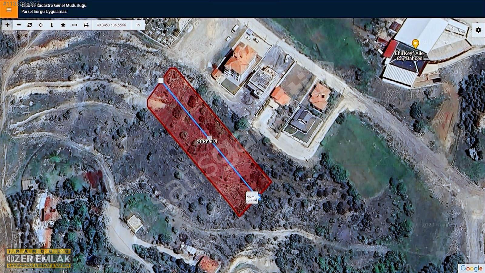 VİLLA İMARLI 2,785m² 0,50 EMSALLİ ARSA KAT KARŞILIĞI OLUR