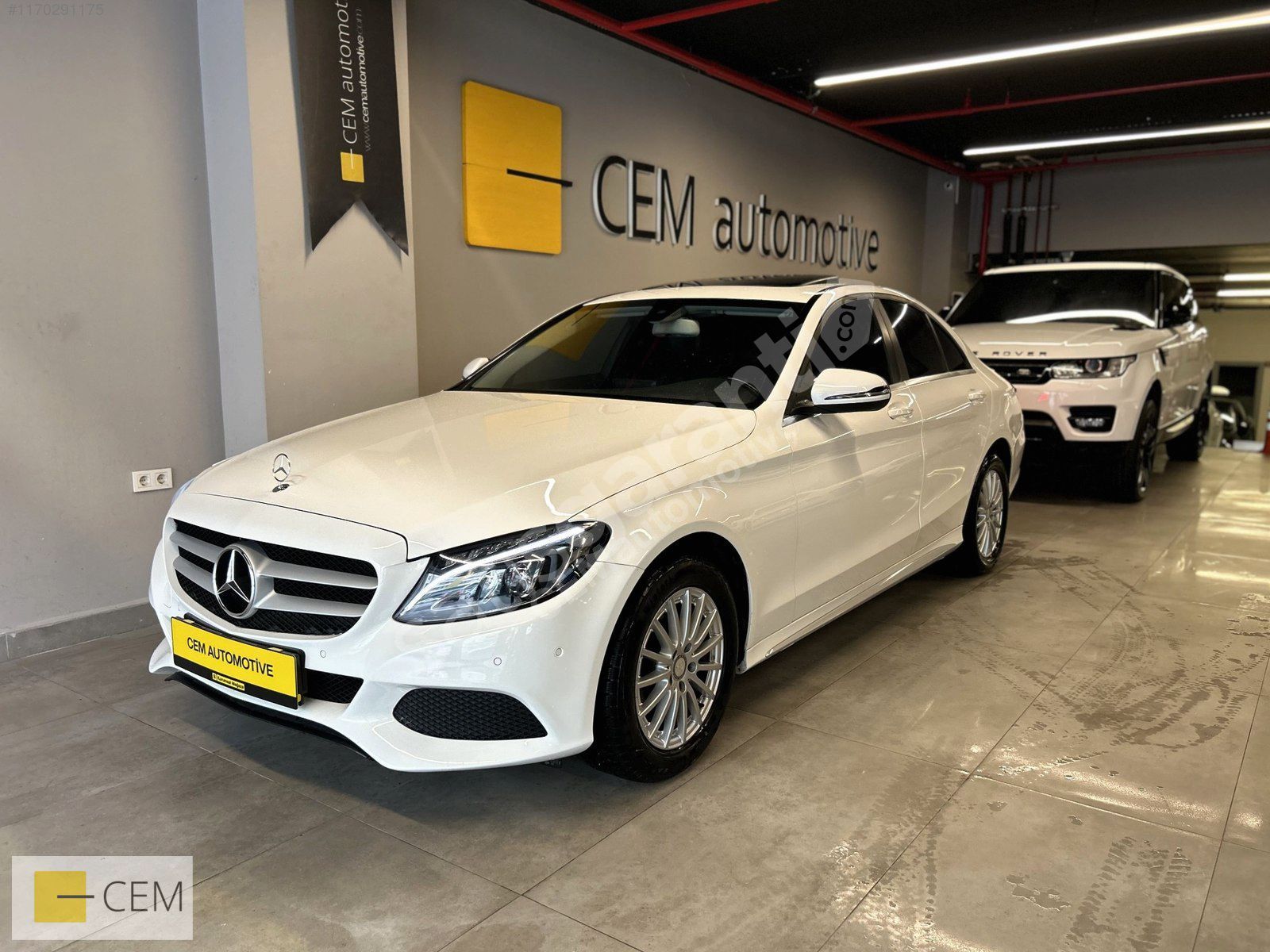CEMautomotive-2016 MERCEDES C 200 D-SUNROOF-DERİ-GERİ GÖRÜŞ