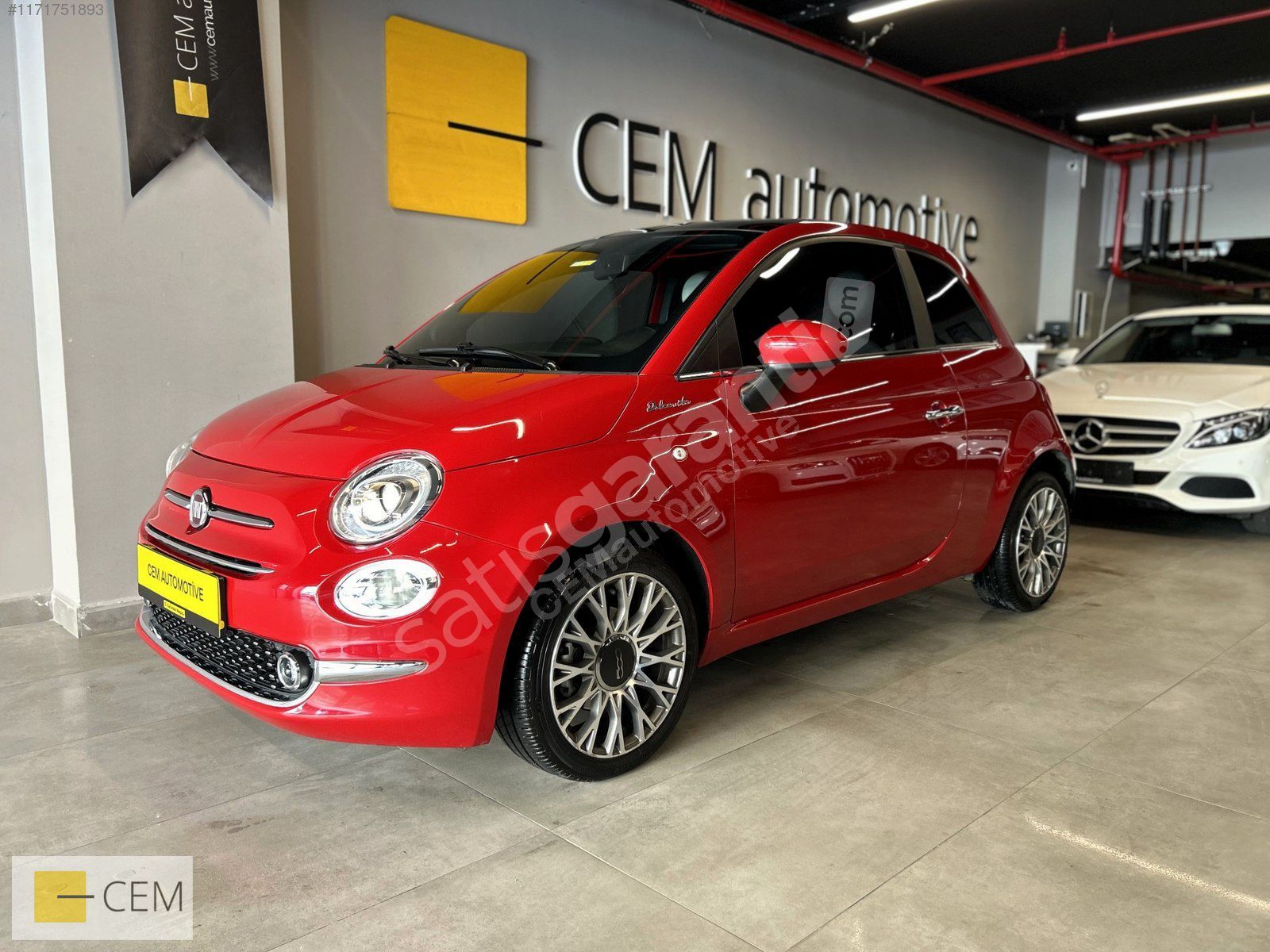 CEMautomotive-BOYASIZ-2021 FİAT 500 1.0 HYBRİD DOLCEVİTA-CAM TVN