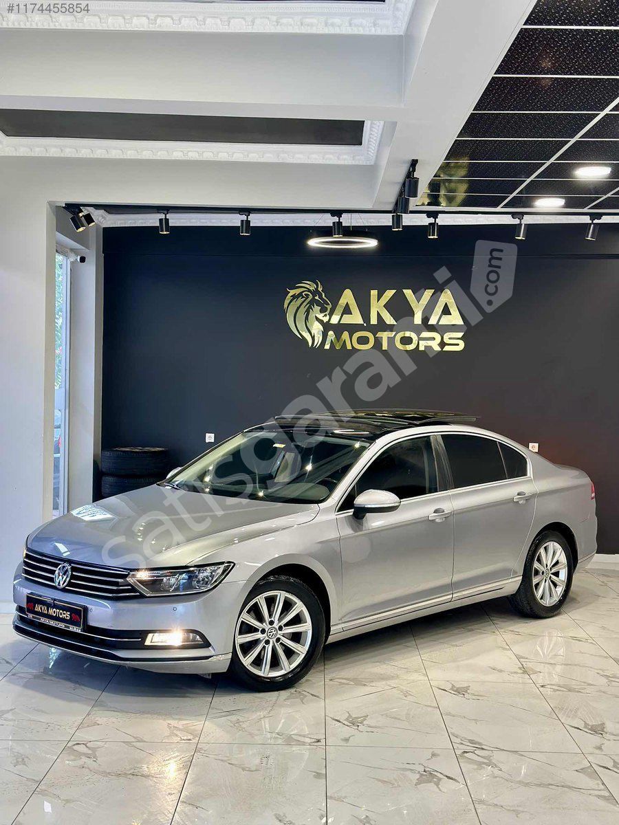 AKYA MOTORS//VW PASSAT//CAM TAVAN/HATASIZ BOYASIZ//135 BİN KM!!
