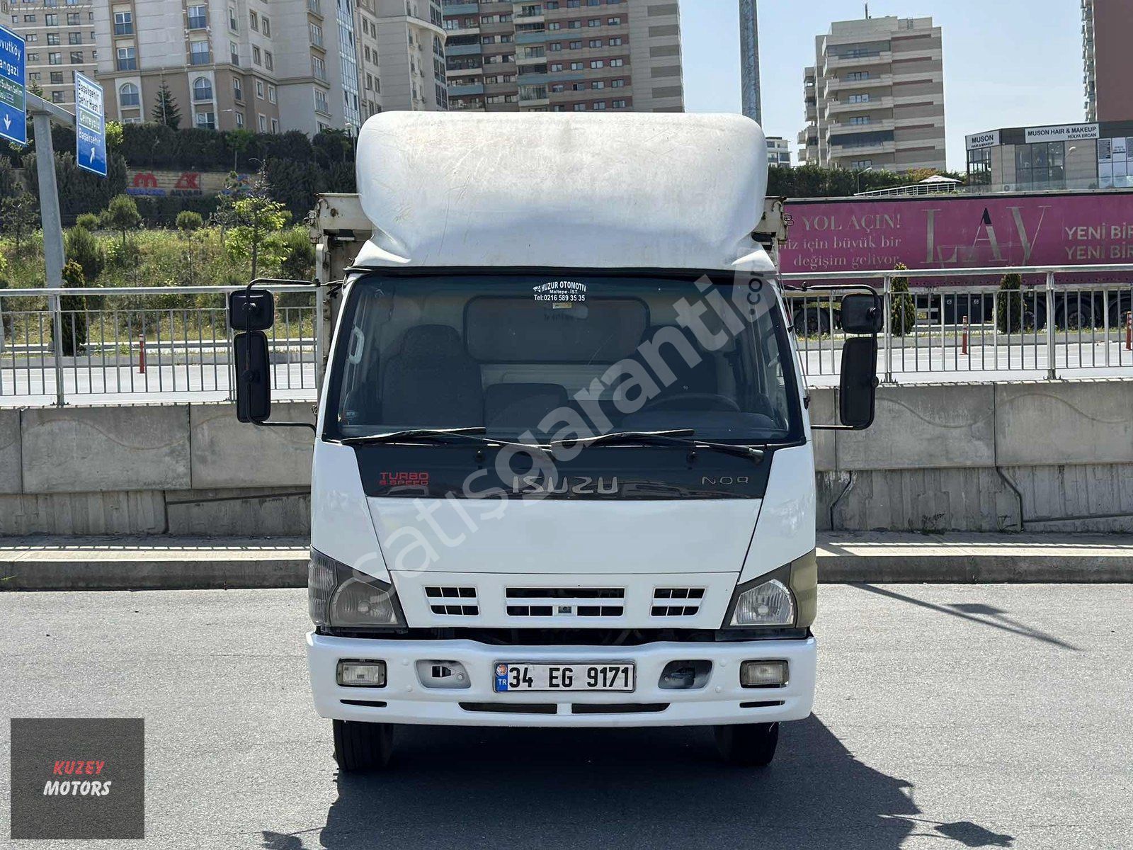 KUZEY-2007 ISUZU NQR UZUN ŞASE 9.800 KG BASAR TONAJLI TAKAS OLUR
