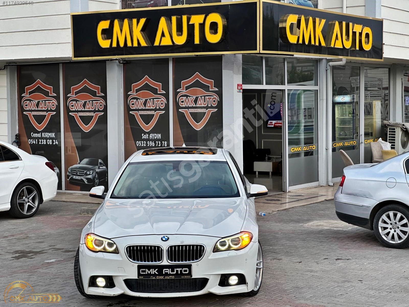 CMK//2014 BMW 5,20İ PREMİUM DIŞ M.SPORT HAYALET VAKUM HATASIZ