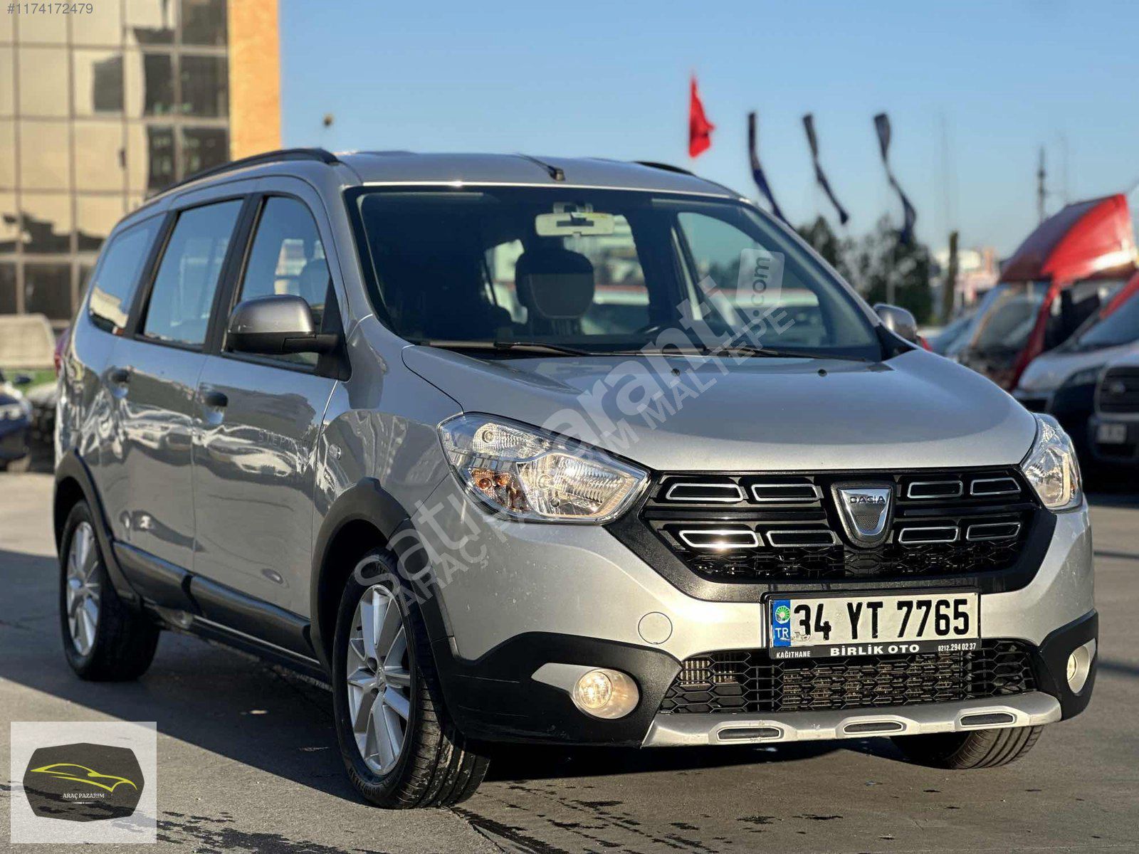 -122.000 KM- 2017 DACİA LODGY 1.5 DCİ STEPWAY 6 İLERİ HATASIZ