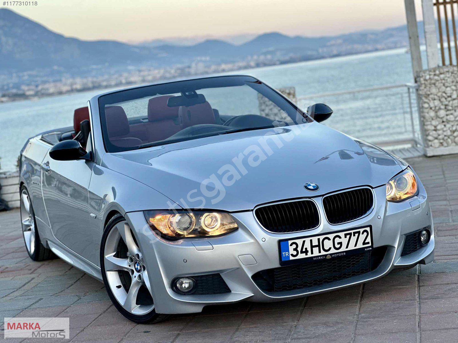 MARKA'DAN 2010 BMW 3.20d ORJ MSPORT CABRİO KIRMIZI+HAFIZA+CARBOD