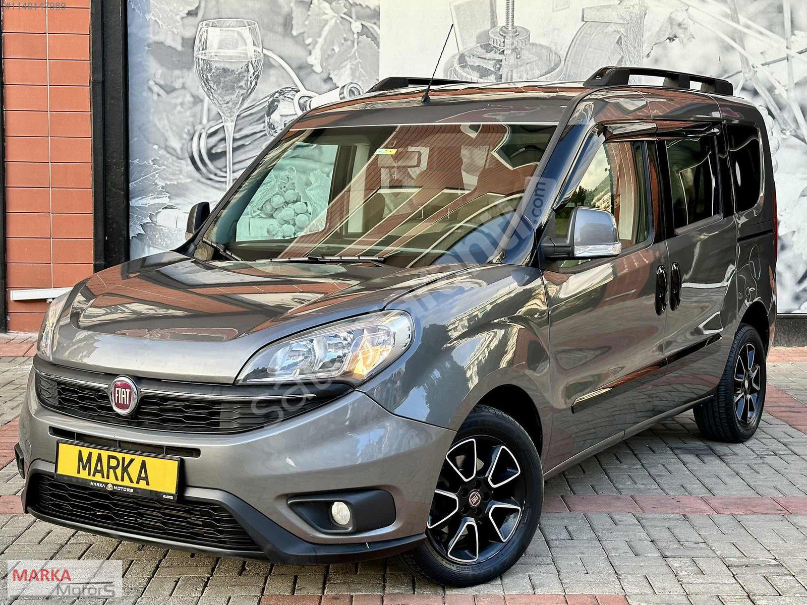 MARKA'DAN 2015 FİAT DOBLO 1.6 M.JET PREMİO 186000 KM