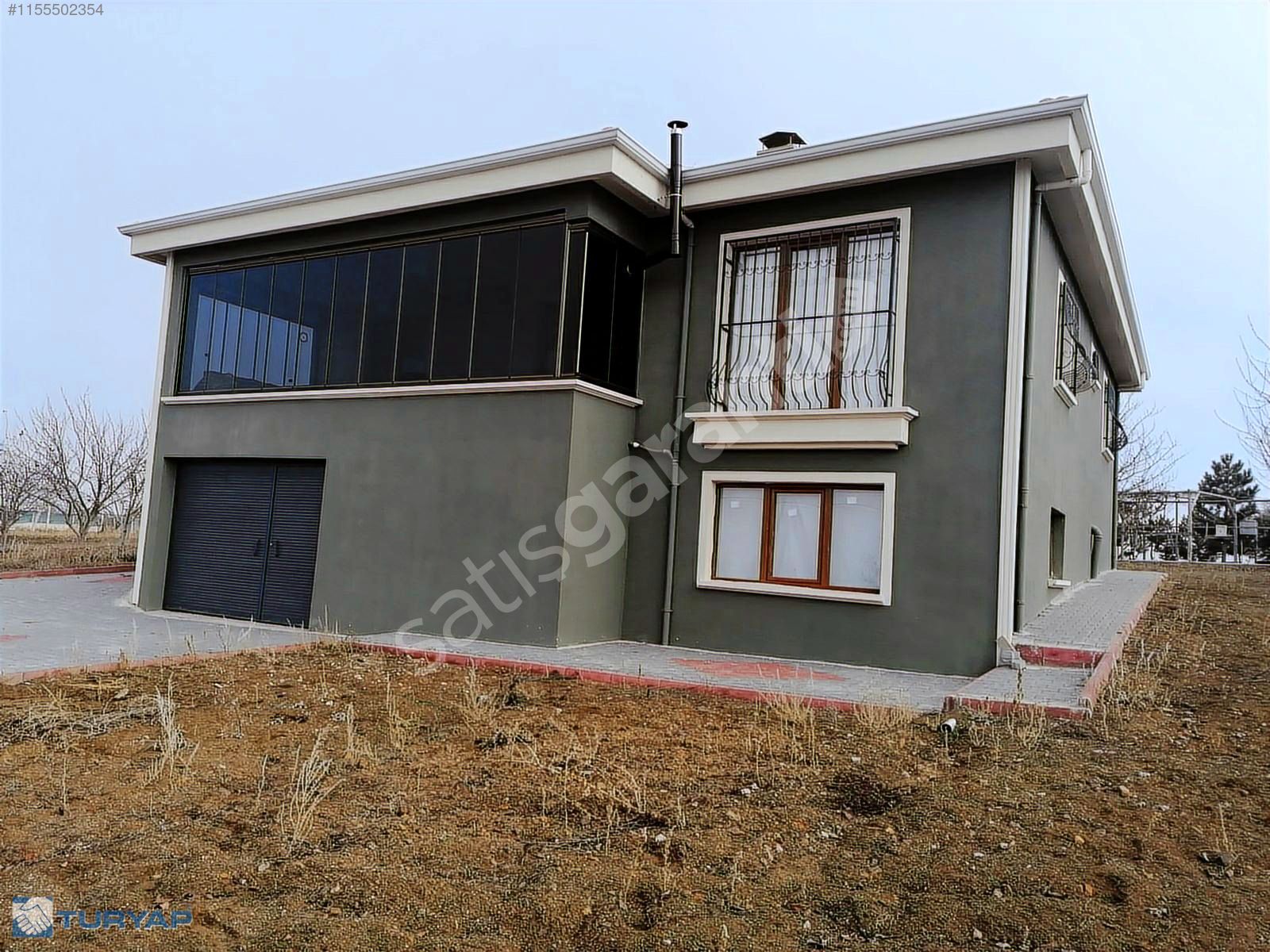 TURYAP'tan 4203 m. Bahçe İçerisinde Fuul Yapılı 2 katlı Ev