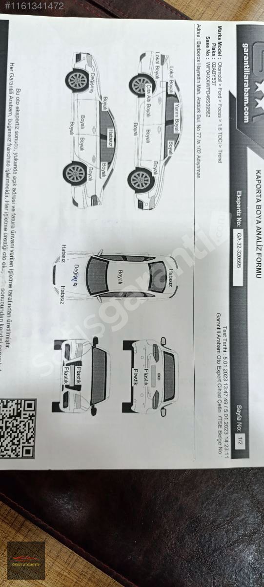 2006 MODEL FOKUS DİZEL 110 LUK