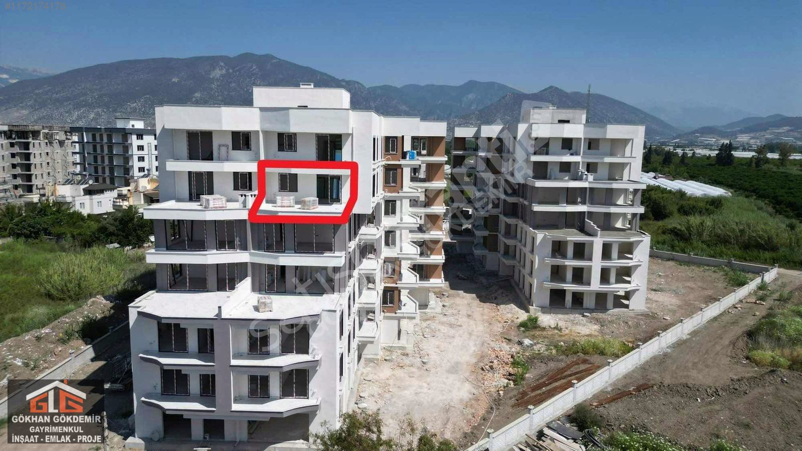 GÖKHAN GÖKDEMİRDEN 2+1 DENİZE SIFIR SATILIK TERASLI REZİDANS