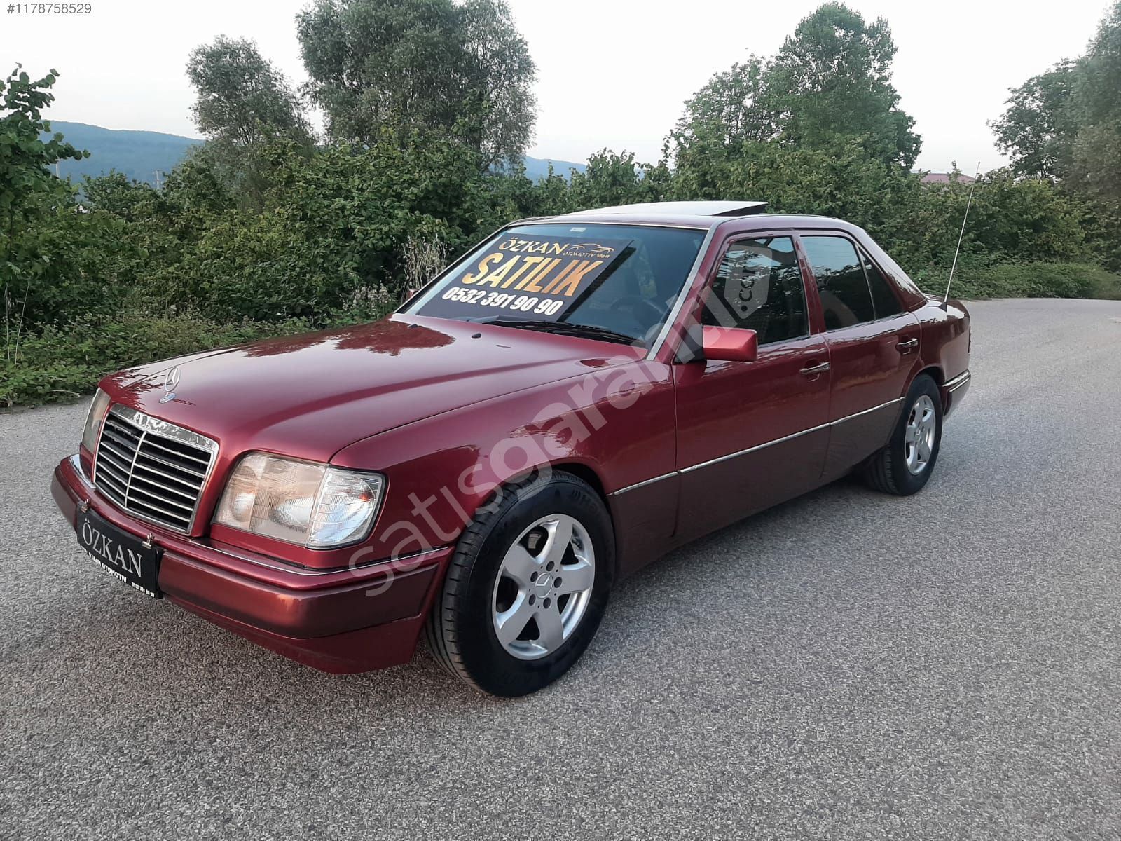 ÖZKAN OTOMOTİV DEN 1994 E 200 SANROF KLIMA ABS FULL BAKIMLI