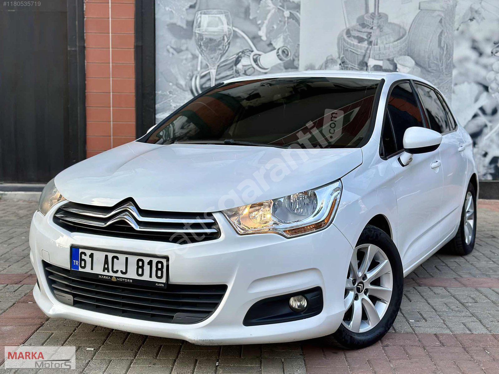 MARKA'DAN 2012 Citroën C4 1.5 HDI COMFORT FULL BAKIMLI