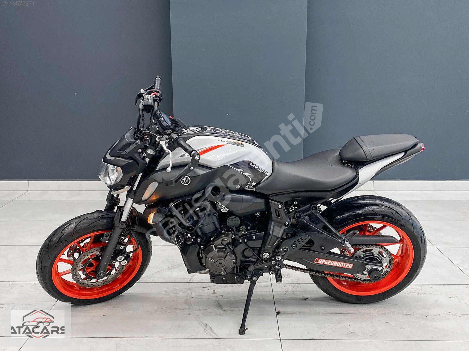 ATA-CARS 2019 YAMAHA MT-07 ZARD EGZOZ DÜŞÜK KM 12 AY KREDİ KARTI