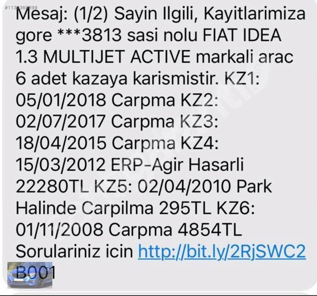 KOPARAN OTOMOTİVDEN KLİMALI FİAT İDEA