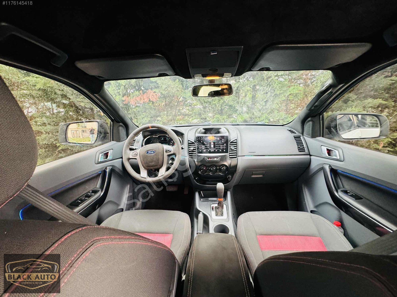 BLACK AUTO FORD RANGER RAPTOR