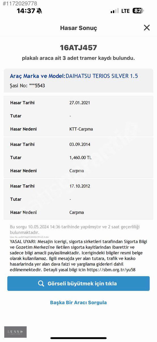 LUSSO GARAJ'dan 4x4 DAİHATSU TERİOS 370.000 TL KRDİ