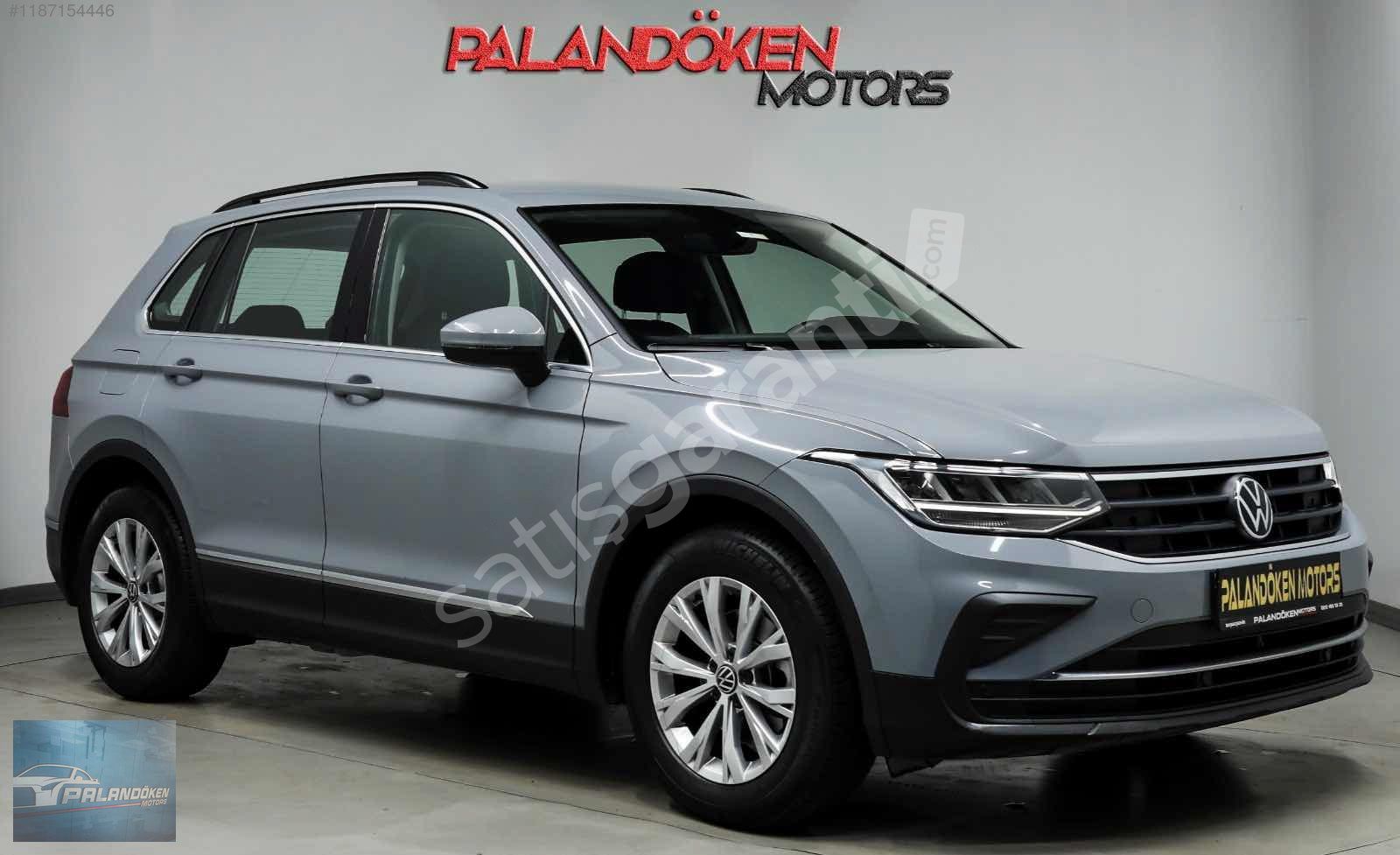 PALANDÖKEN MOTORS'TAN 2021 TIGUAN LIFE 1.5 TSI OTOMATİK GRİ RENK