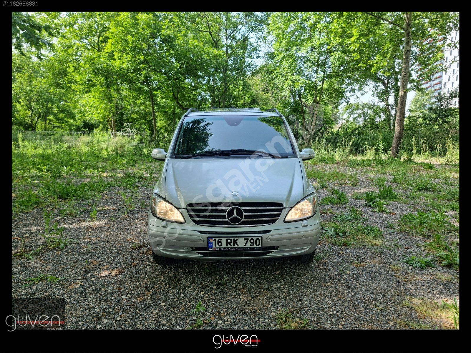 GÜVEN/ ÇİFT SÜRGÜLÜ-3 SUNROOFLU-OTOMATİK VİANO K.KARTA 12 TAKSİT