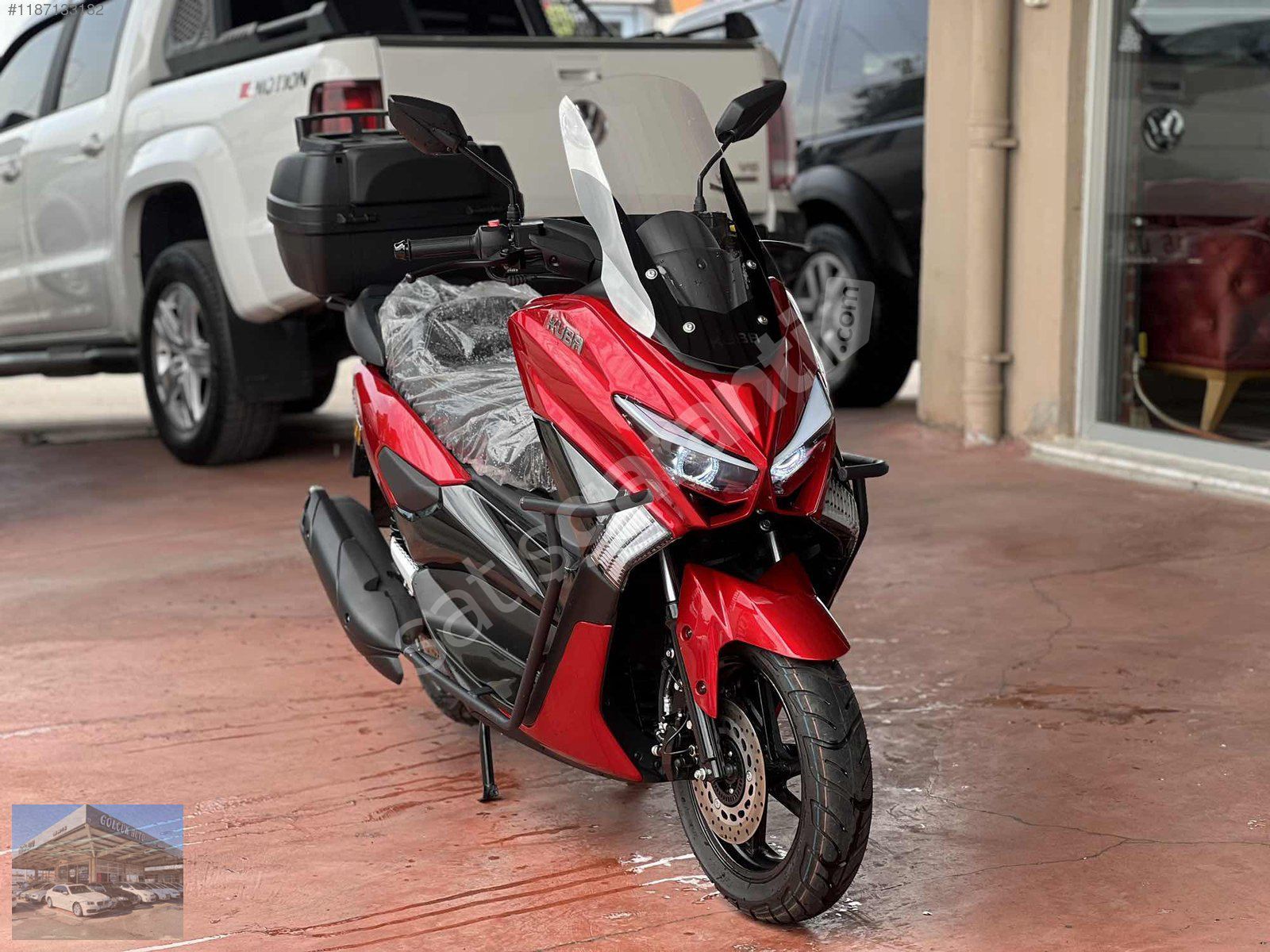 GÖLCÜK AUTO'dan KIRMIZI KUBA KORUMA DEMİRLİ 125cc