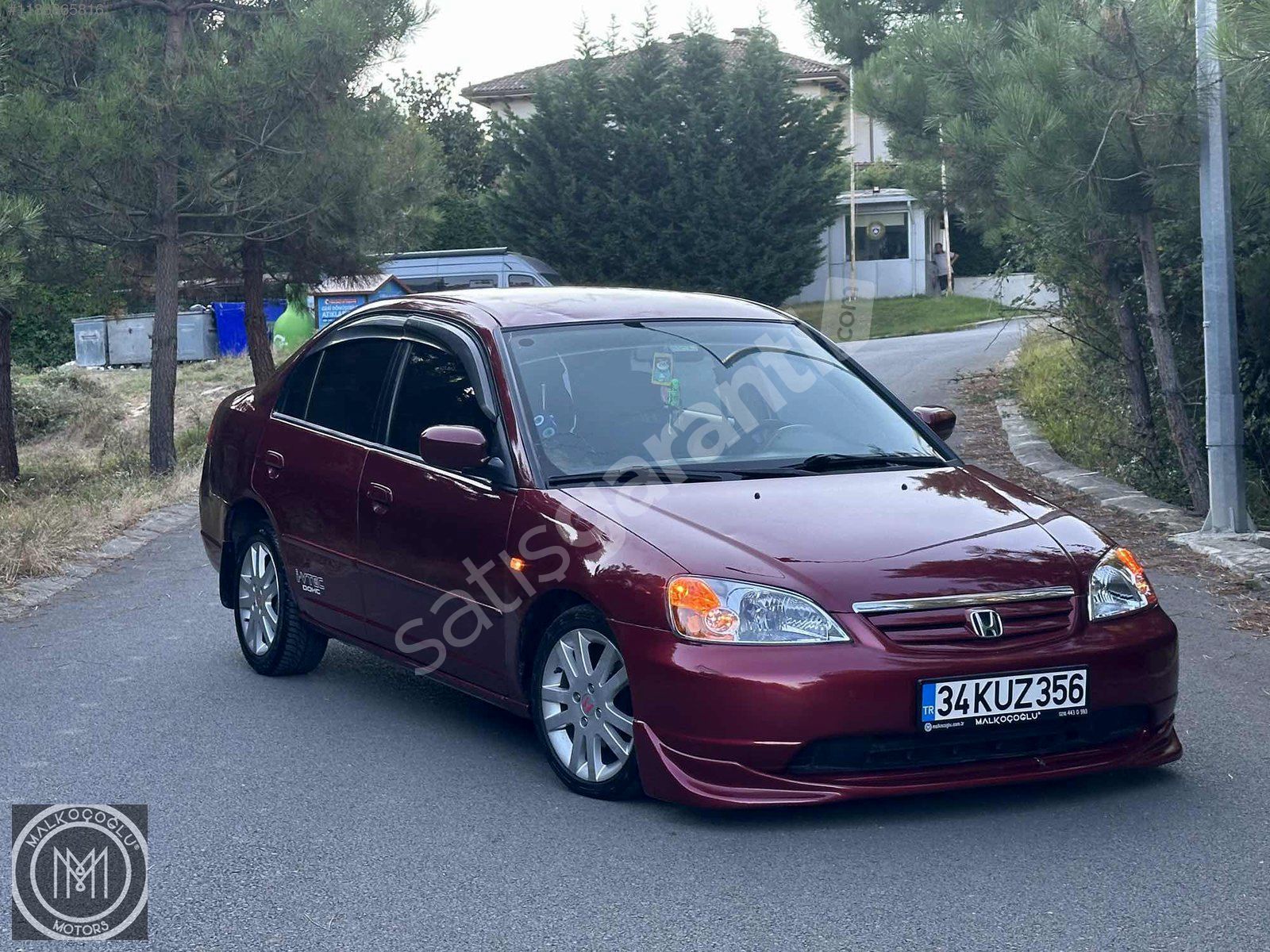 ÖN ÜÇ ÇİZGİ KAFA FULL ORJİNAL VTEC TAVAN BOYASIZ OTOMATİK VİTES