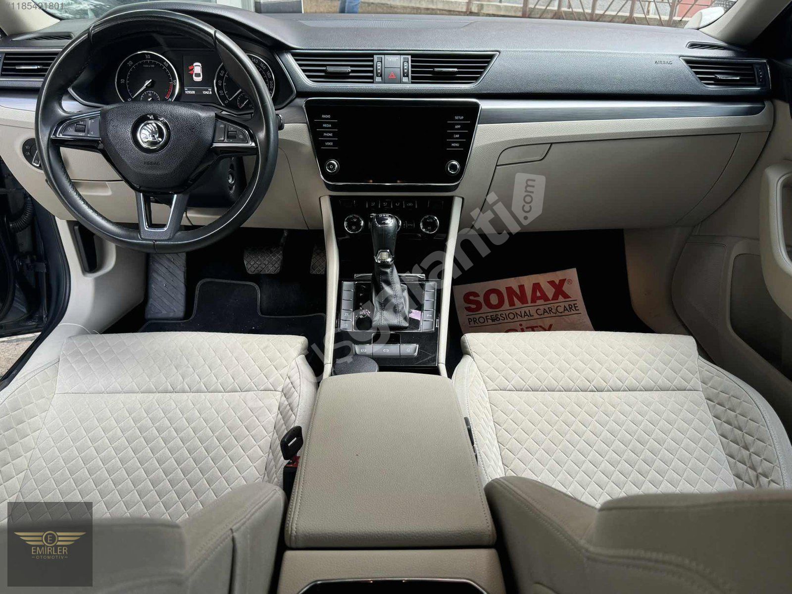 EMİRLER OTOMOTİV'DEN 2019 SKODA Süperb 1.6TDI DSG+STYLE+İÇİBEJ