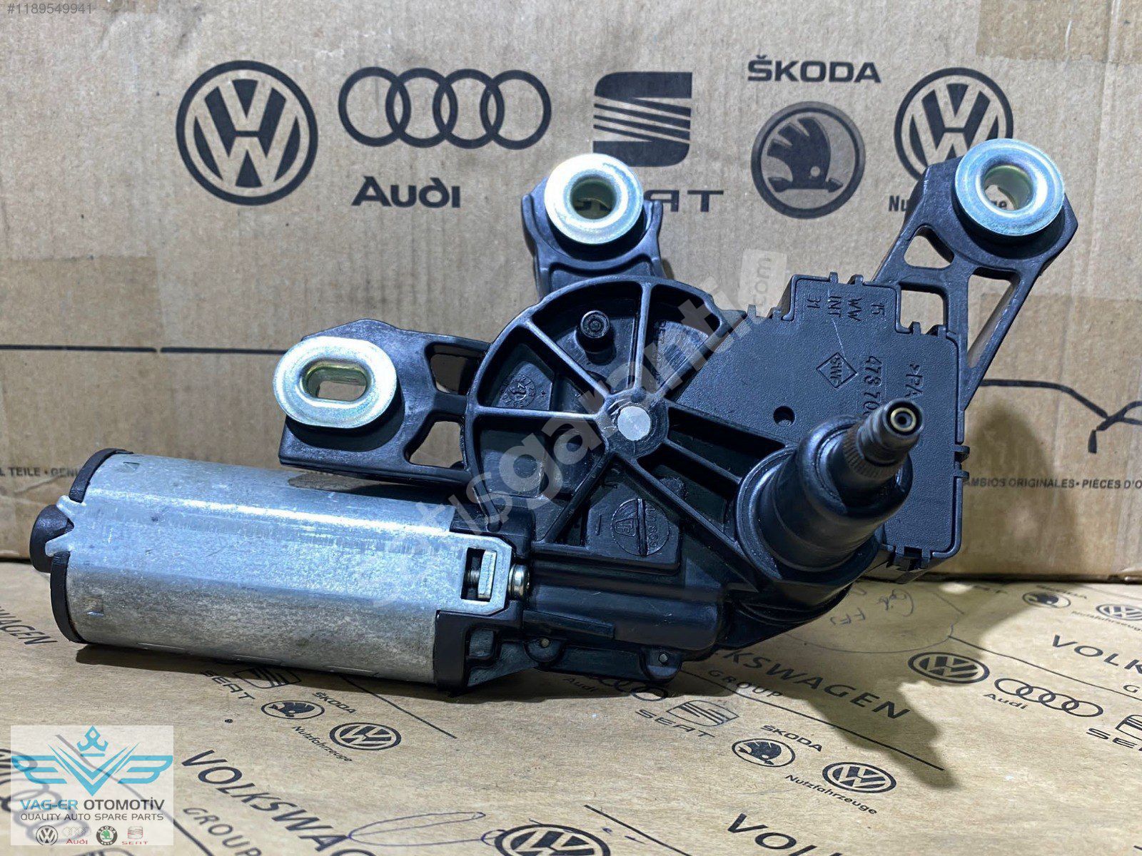 VW TRANSPORTER T5 2003-2009 ARKA SİLECEK MOTORU 7E0955711B SIFIR