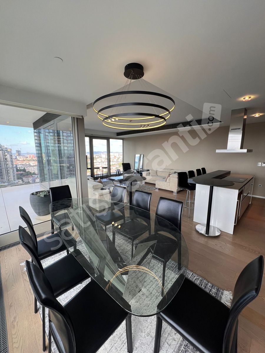 ZORLU CENTER YÜKSEK KATTA EŞYALI KİRALIK 2+1