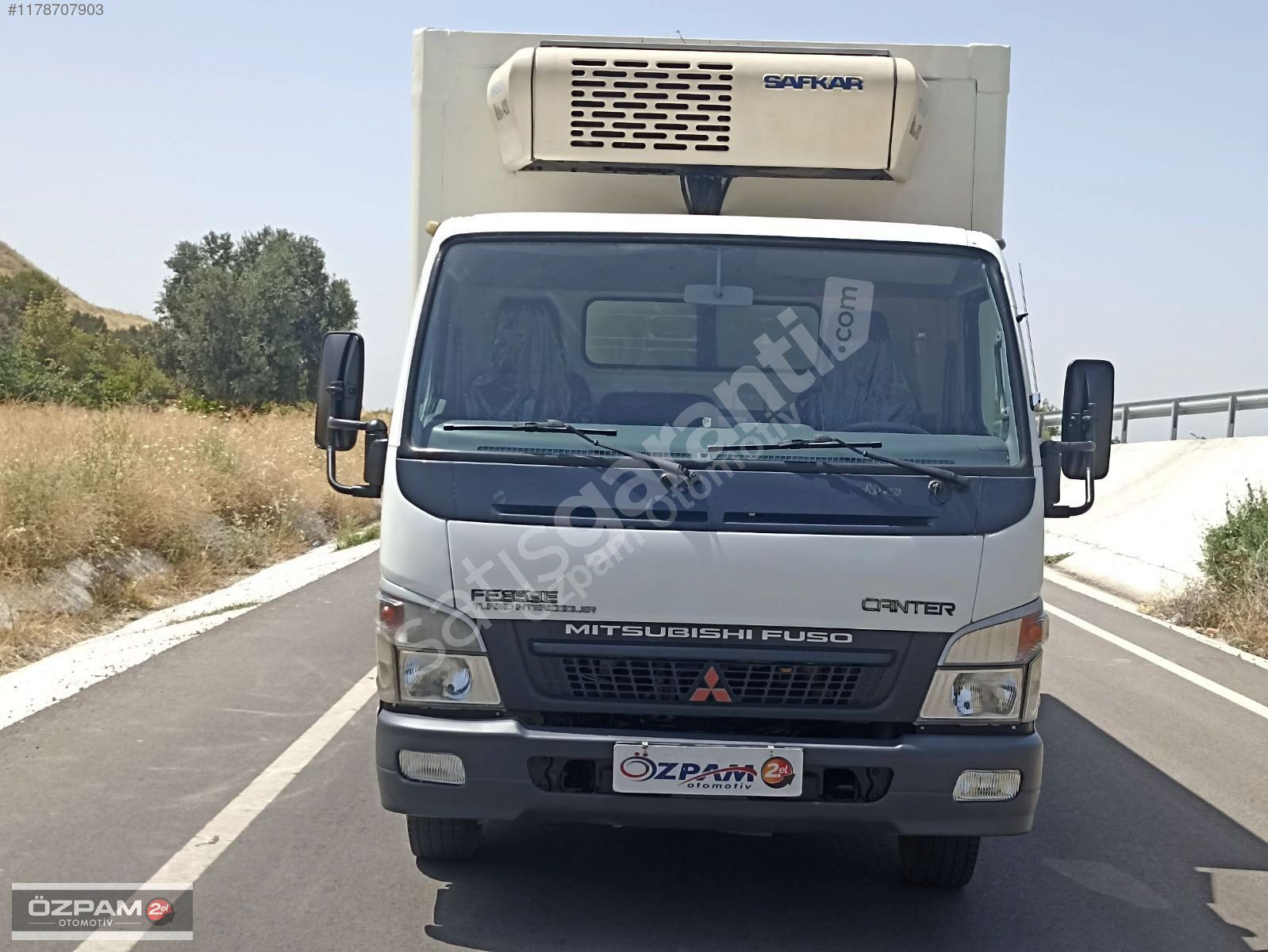 ÖZPAM 2.EL'DEN 2009 MİTSUBİSHİ FE 859 E FRİGORİFİK KASA KAMYON