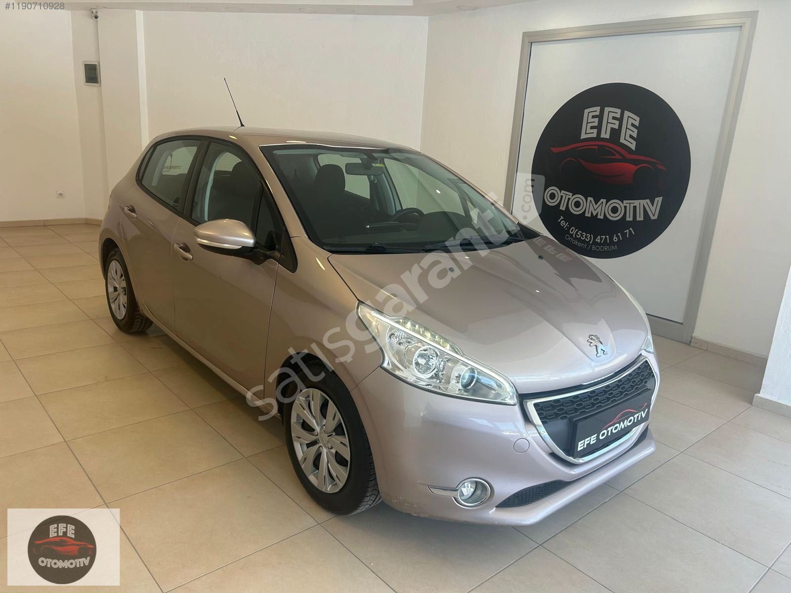 2013 PEUGEOT 208 1.2 VTI ACTIVE 25.000 KM'DE OTOMATİK VİTES
