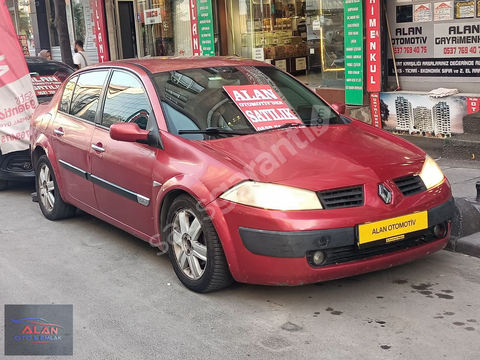 ALAN OTOMOTİV DEN 2004 MODEL MEGANE II 1,6 BENZİN LPG FUL PAKET.