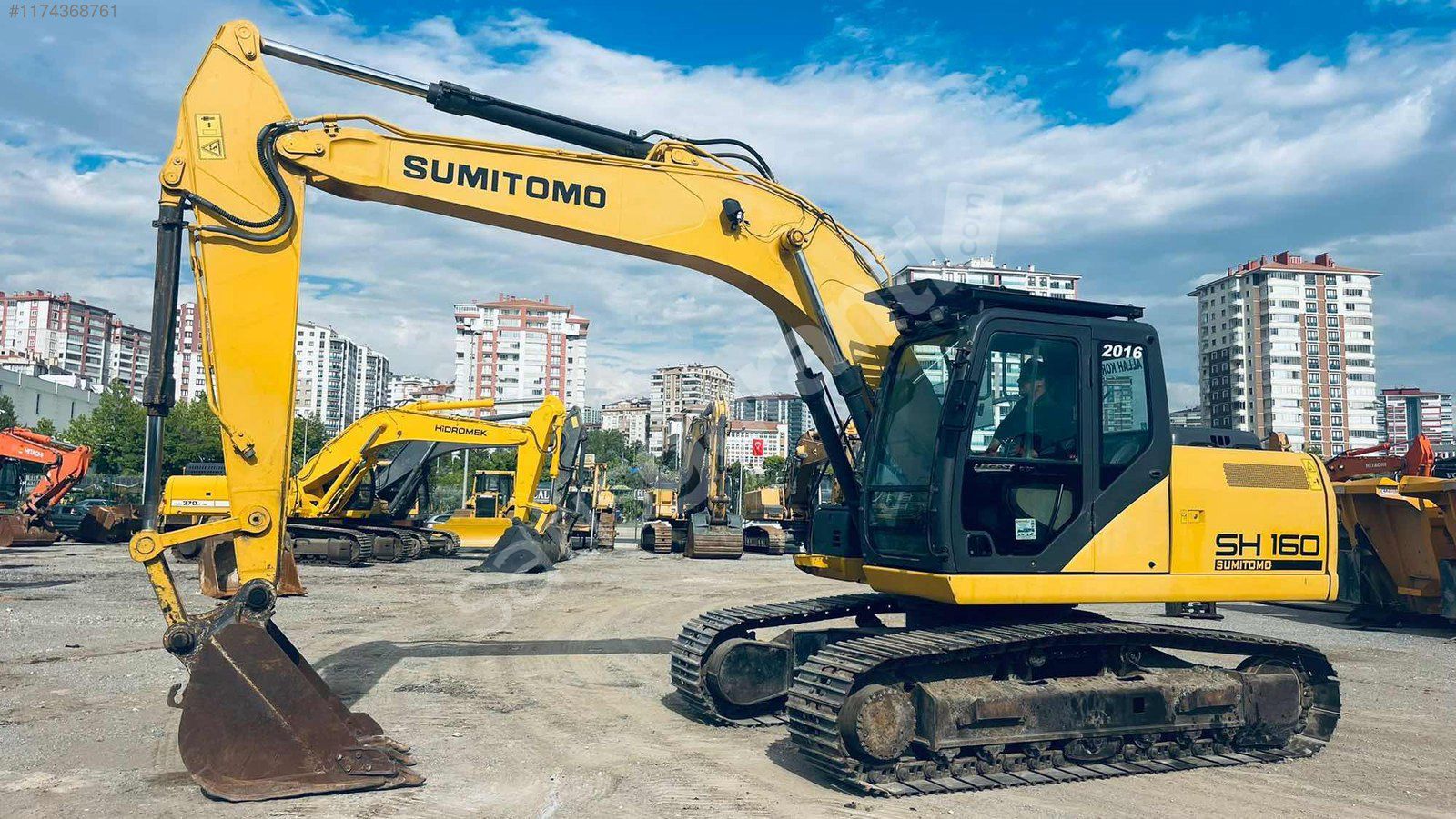 DUMANLAR***2016 SUMİTOMO 160 EKSKAVATÖR,