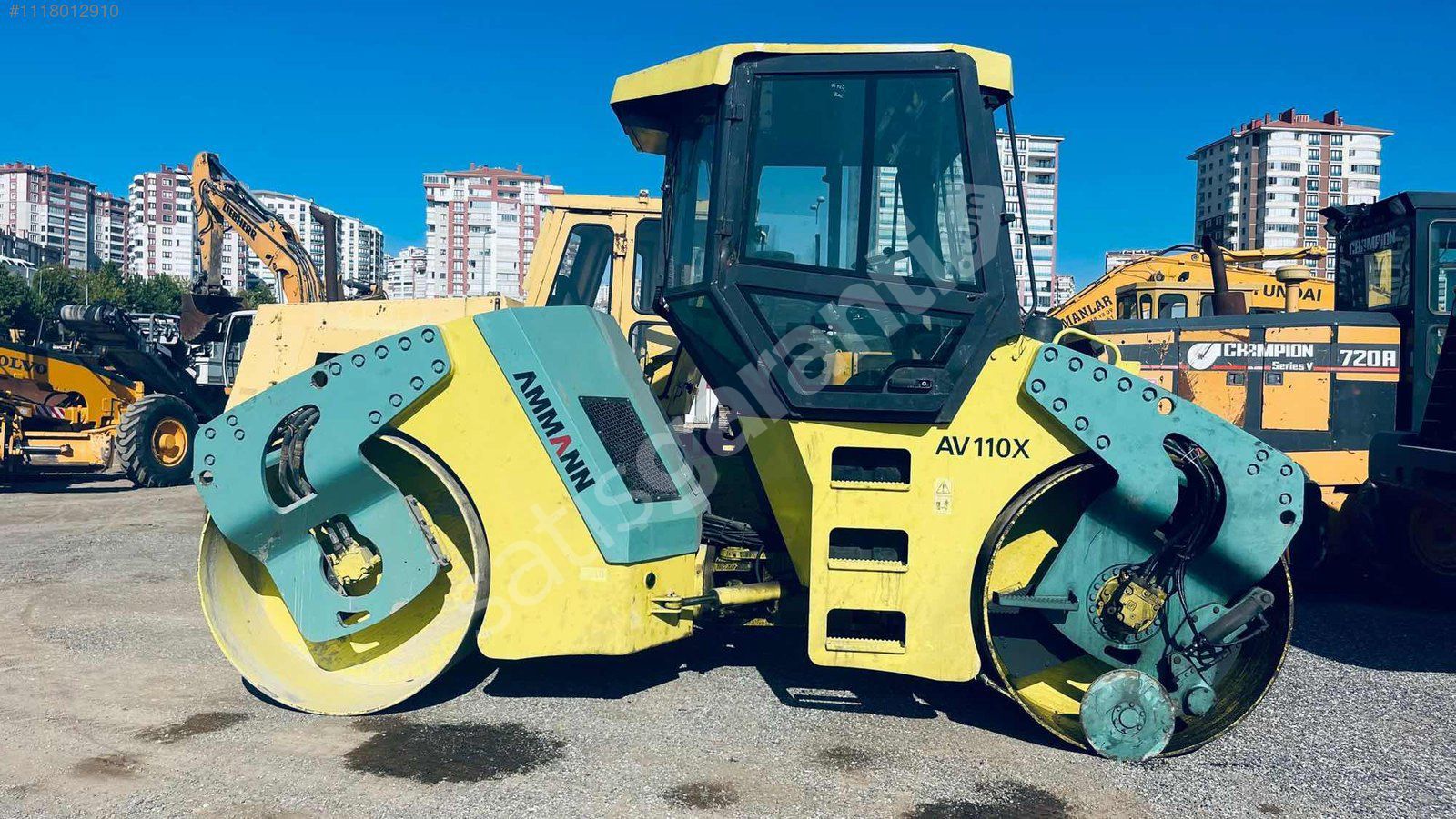 ***DUMANLAR*** 2007 AMMANN AV 110 X ASFALT SİLİNDİRİ