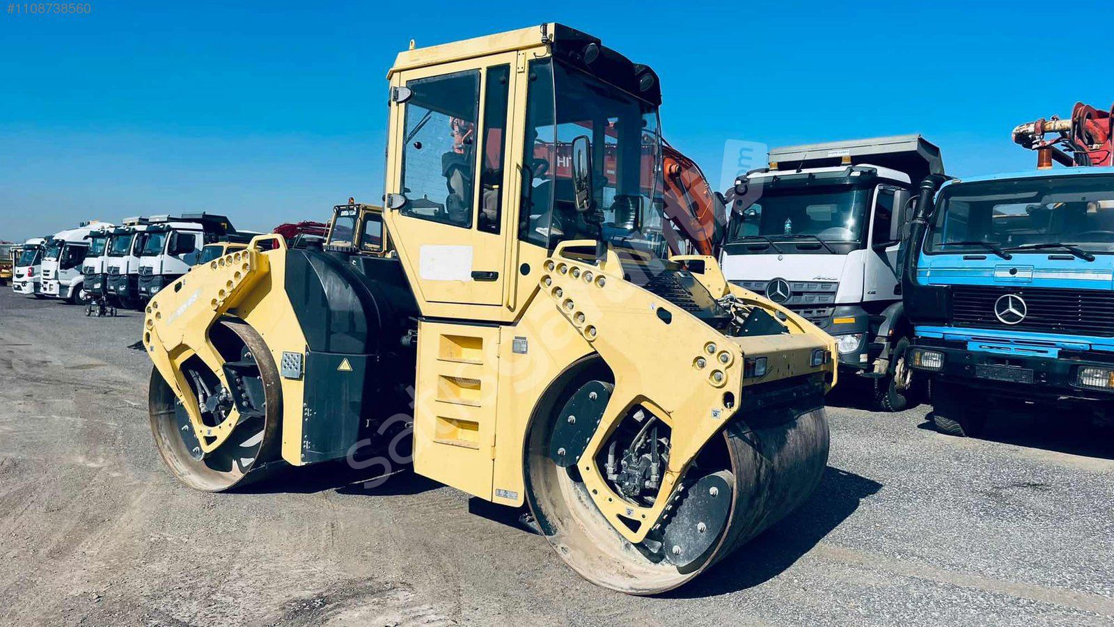 ***DUMANLAR***2008 BOMAG 151 ASFALT SİLİNDİRİ,3,100 SAATTE