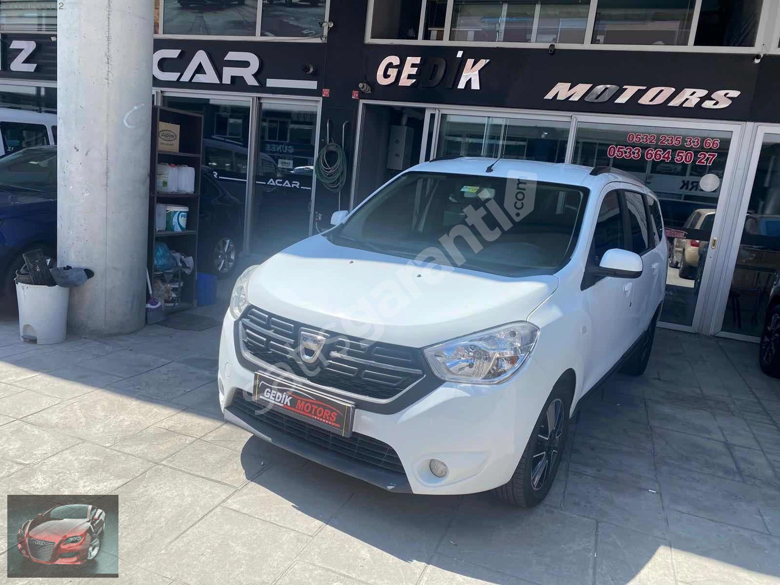 GEDİK MOTORS'TAN 2017,OTOMOBL RUHSATLI DACIA LODGY! 1.5 DCI 90HP