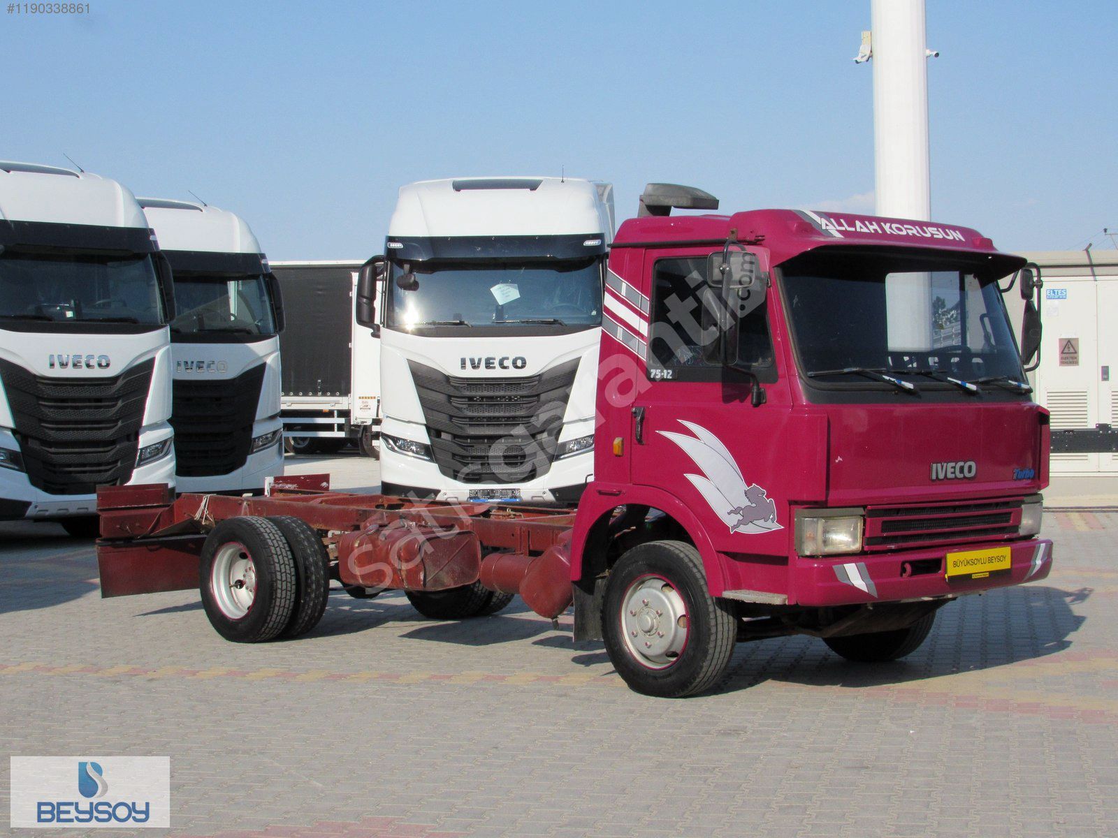 BÜYÜKSOYLU BEYSOY'DAN 1996 75.12 ŞASE KAMYON 156 Hp