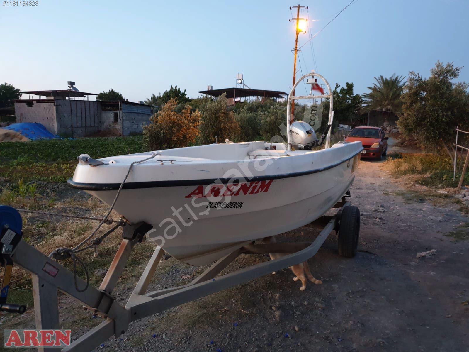 2014 model yerliyurt marin sürat teknesi honda 20 hp motor