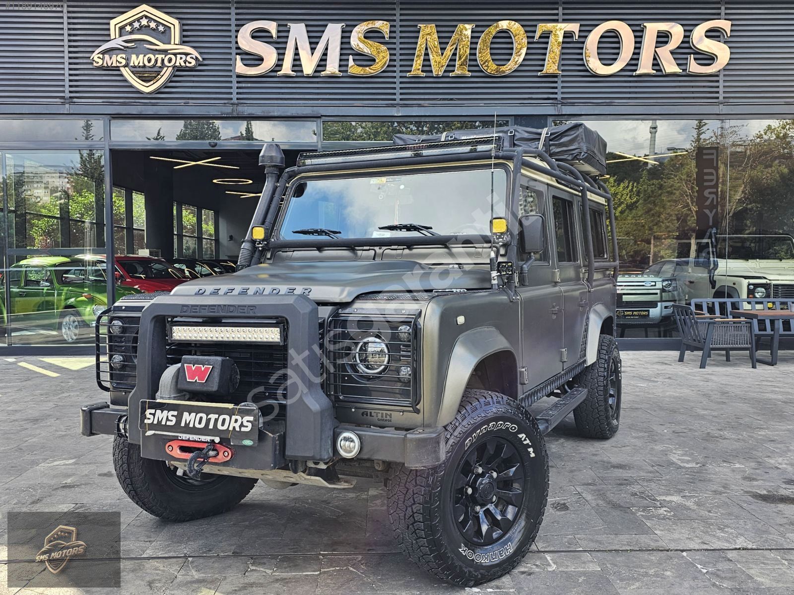SMS MOTORS 1997 LAND ROVER DEFENDER+RN380+7 KOLTUK+ISITMA+KLİMA