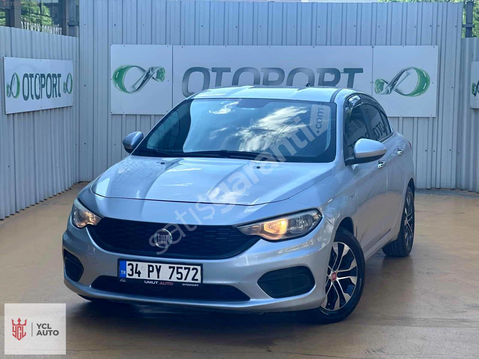 YCL AUTO 2016 EGEA 1.3 M.JET EASY GERİ GÖRÜŞ-PARK SENSÖRÜ-AZ KM